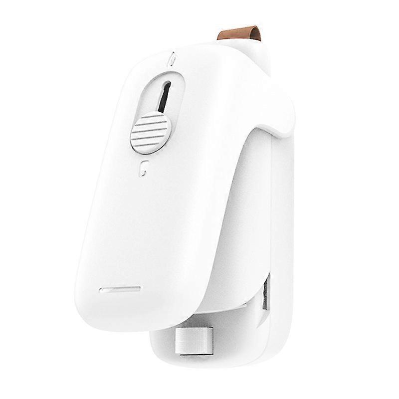 2 In 1 Mini Bag Sealer Portable Heat Sealer and Cutter White
