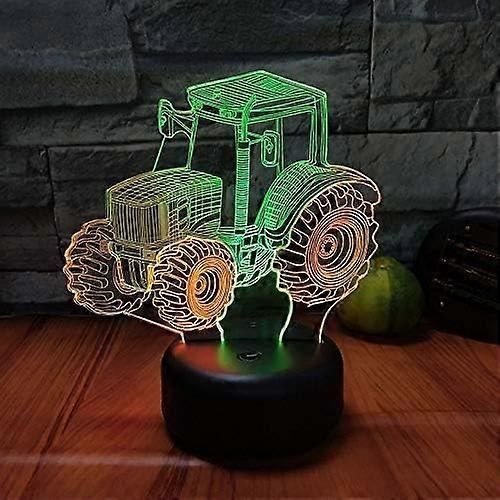 SCSYV Led nelivetoinen 3D-yövalo, lasten yövalot 16-värinen himmennettävä kaukosäätimellä Smart Touch, joulu- ja syntymäpäivälahjat pojille ja lapsille