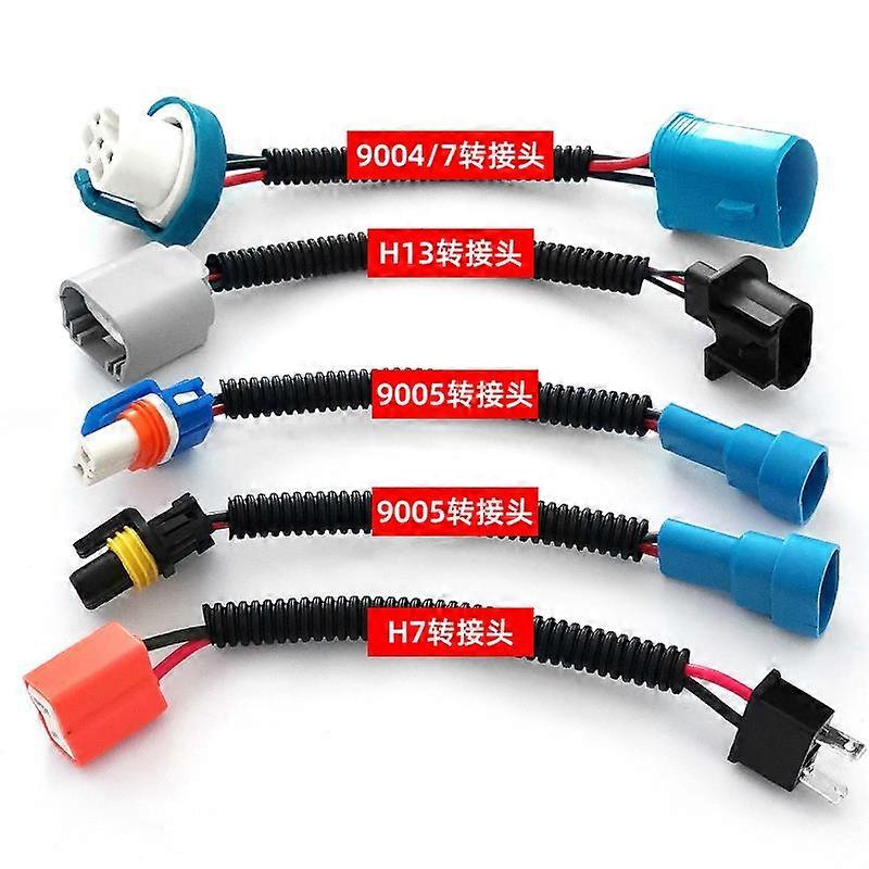 Ceramic Connector H1 H4 H7 H4 H8 H9 H11 H13 9005 HB3 9006 HB4 9007 Plug Socket Extension Wiring Harness Sockets Adapter Wires