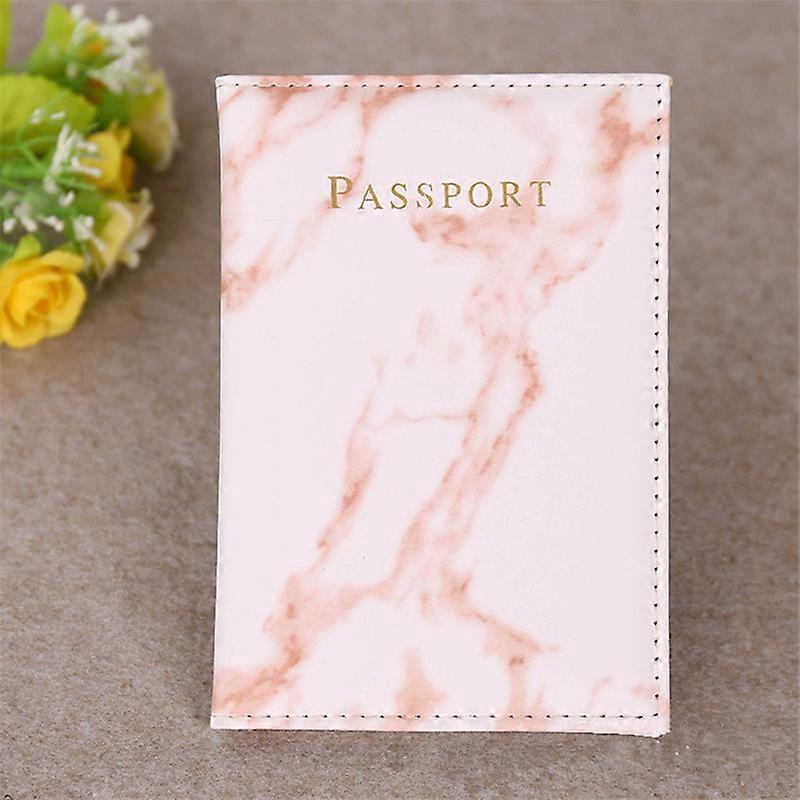 Marble Passport Cover for Men Women Travel Passport Case Russia Travel Document Cover SIM Passport Holders France Israel Wallet