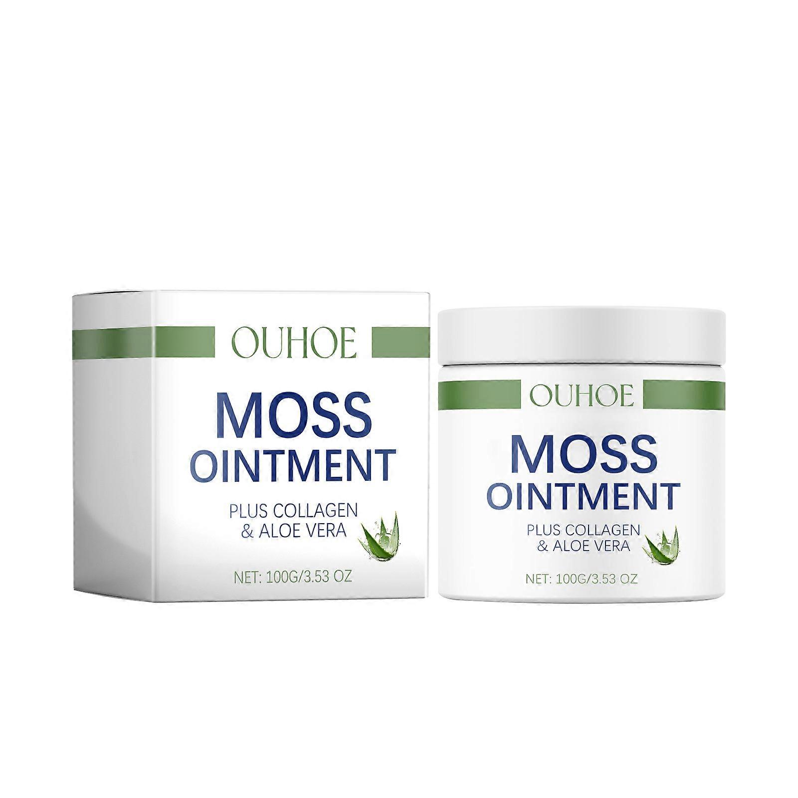 Moss Ointment Plus, كريم الطحلب المضاد للتجاعيد، مرهم طحلب سريع المفعول مضاد للتجاعيد 100 جم