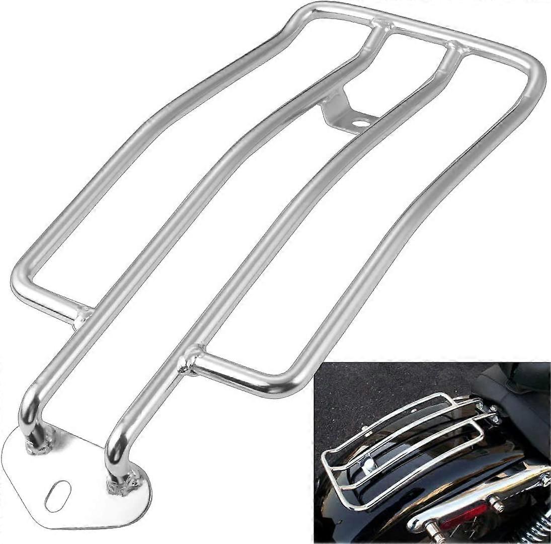 オートバイの荷物ラックリアソロシートシェルフ280mm(11インチ)シルバーはハーレーXLスポーツスター883 XL1200 1985-2003に適合