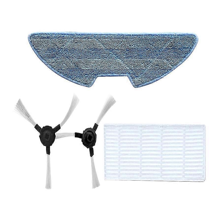 For Proscenic Vacuum Cleaner Filter+mop Cloth+side Brushes