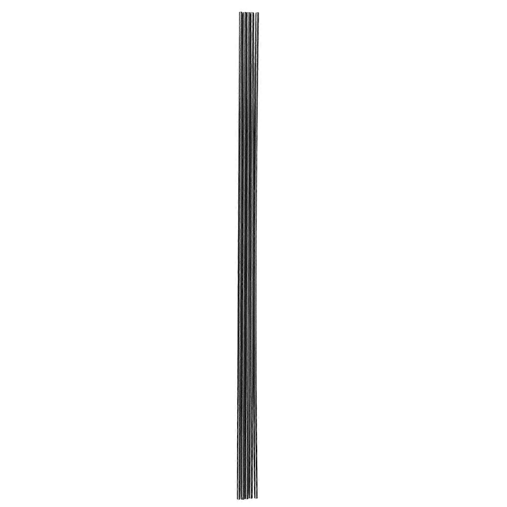 5Pcs 4mm Black Carbon Fibre Rods Rod 500mm Long For Sand-Table RC Airplane DIY