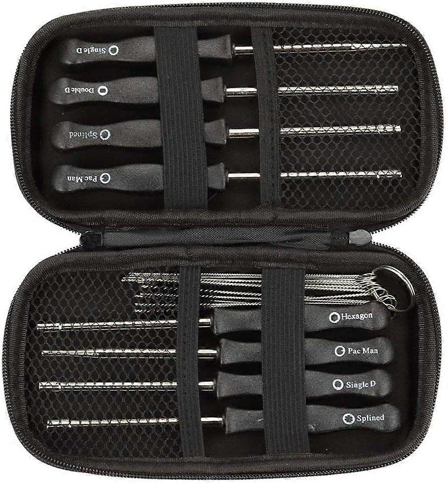 Carburetor Adjustment Tool Kit - Screwdriver + Cleaning Set + Carrying Case - for Small 2 Cycle Common Engine