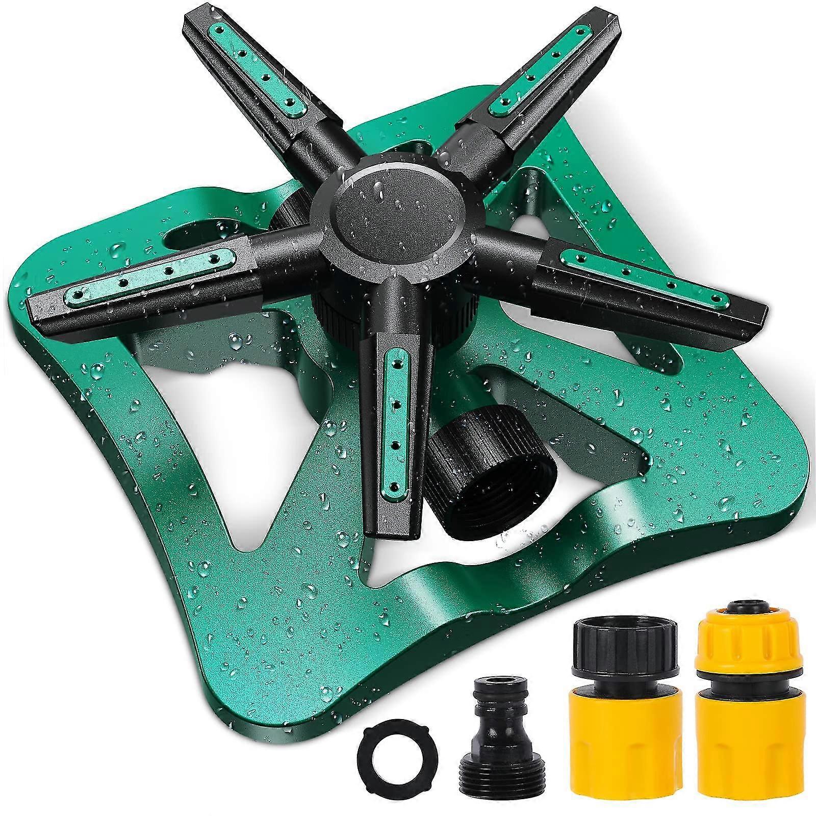 Garden Sprinkler - Automatic Garden Sprinkler For 360 Degree Watering With 5 Swing   - Rotating