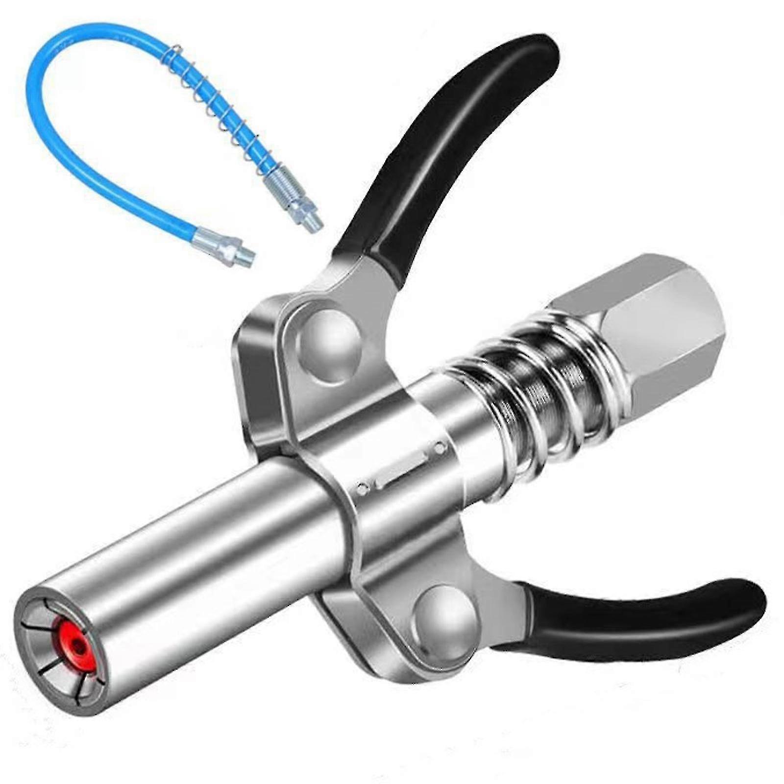 Quick Release Grease Coupler - 1/8 NPT Ends - Compatible with All Grease Guns - Grease Gun Coupler Tip and Fittings