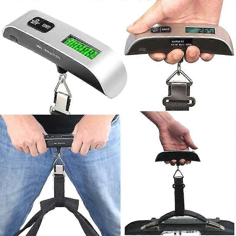 Portable Digital Luggage Scale Hanging Suitcase Scale With Tare Function