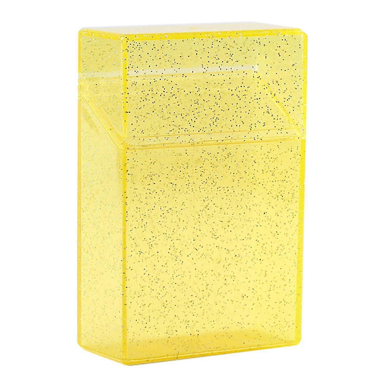 Cigarette Case Shining Clear Appearance Plastic Portable Cigarettes Box For Smoker