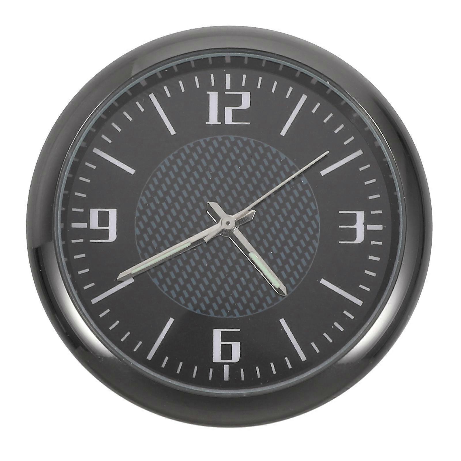 1pc Practical Car Clock Dashboard Luminous Clock Adhesive Vehicle-mounted Clock