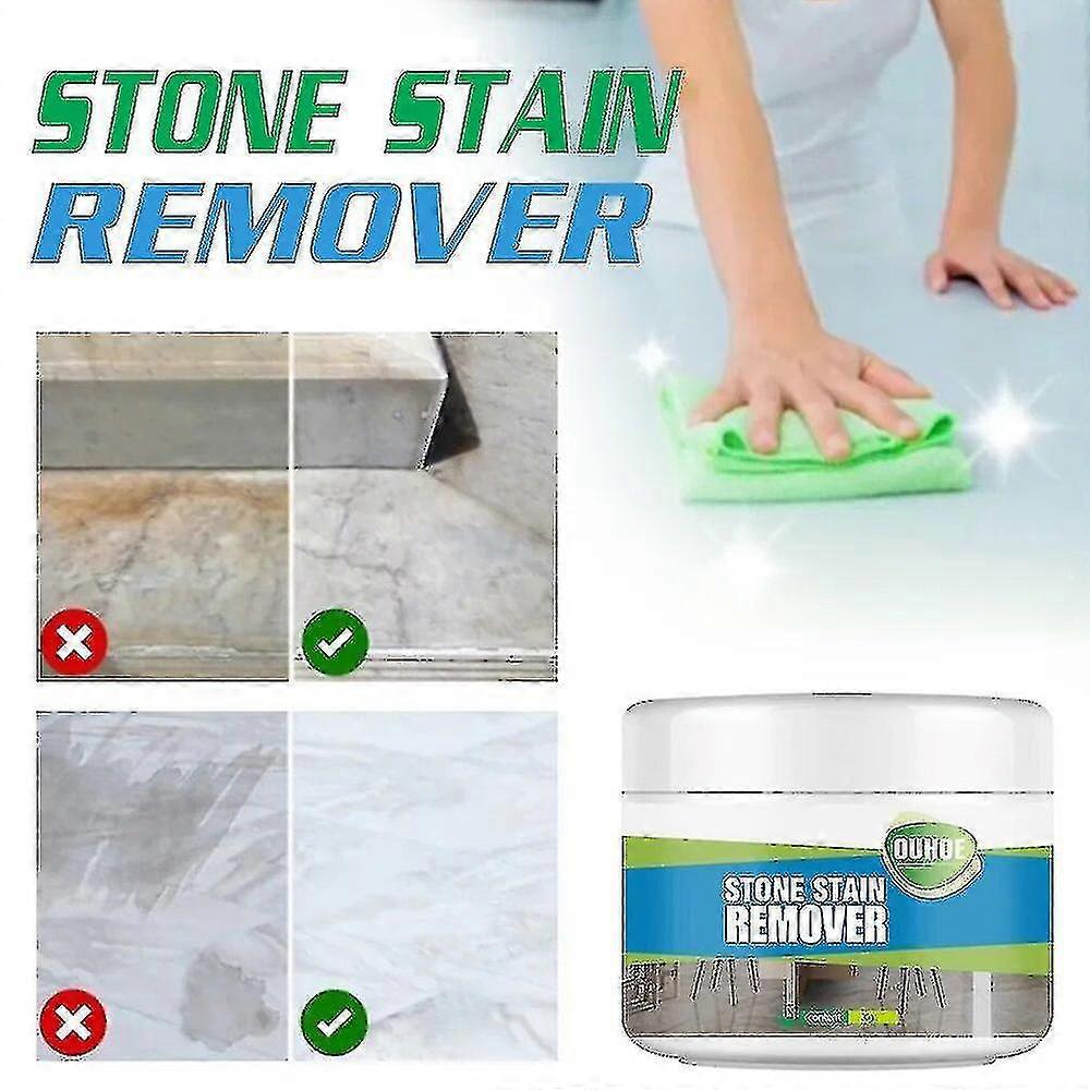 Granite Quartz Marble Tile Stone Stain Remover Deep Cleaning Powder - Strong Decontamination and Stubborn Stains Cleaner