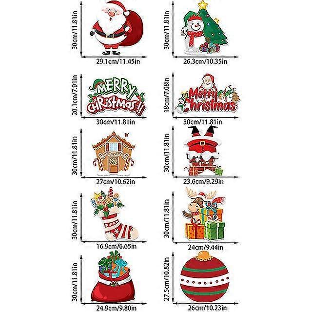 زخرفة الباب معلقة راية سانتا كلوز ثلج المقطع Navidad حزب السنة الجديدة ديكور المنزل 2024 نويل