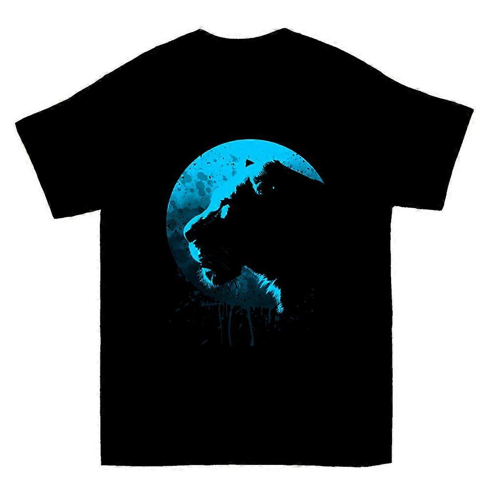 Camiseta Lion Blue Circle