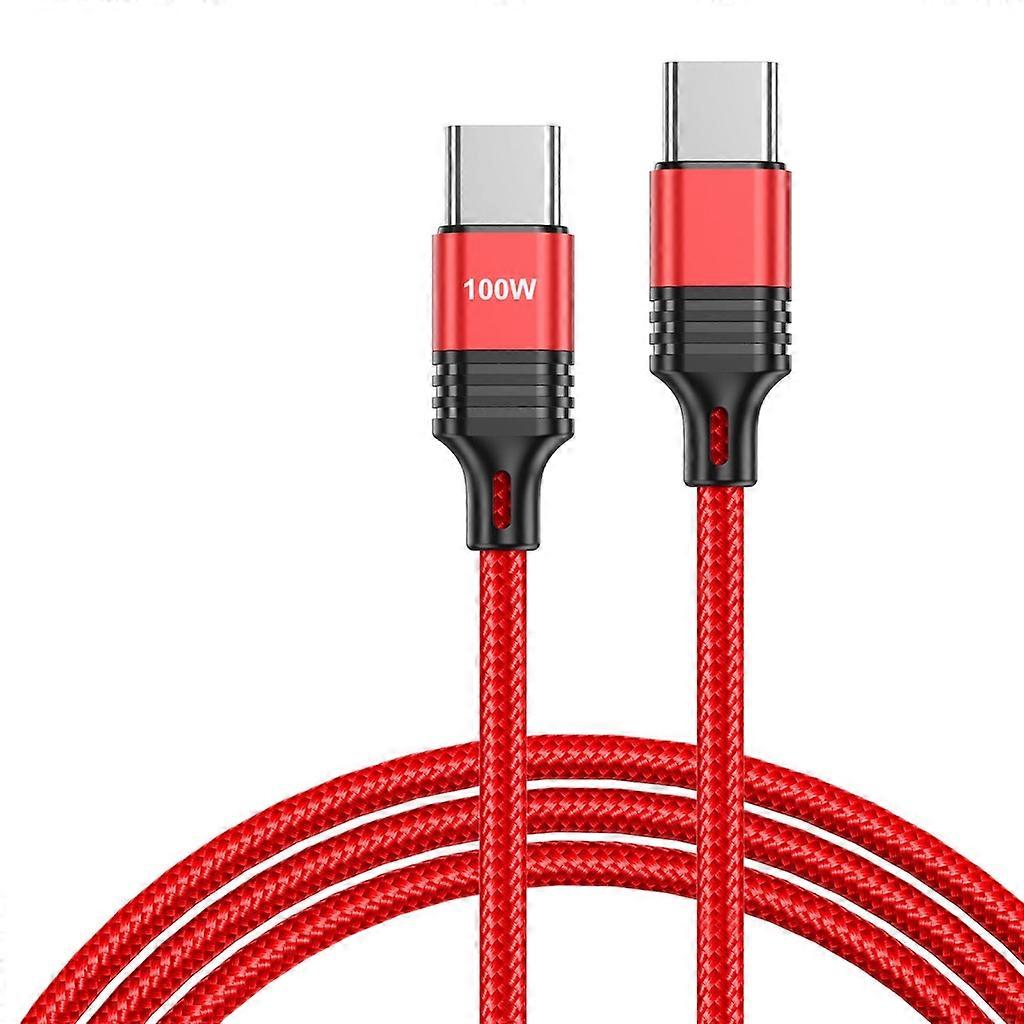 100W USB Type C To Type C Cable PD Fast Charging 5A Quick Charger USB C Wire