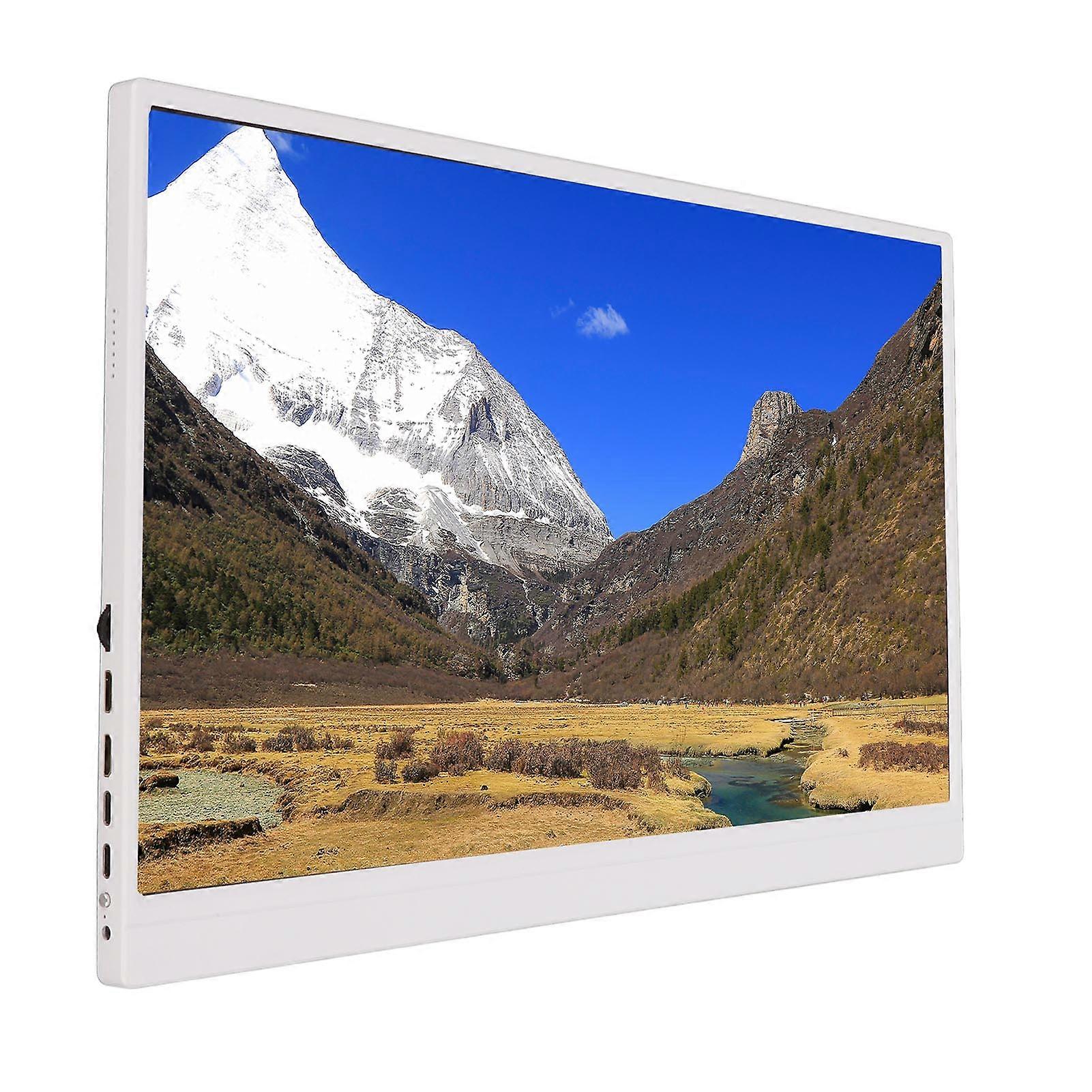 17,3 Zoll tragbarer 1080P IPS HDR Monitor Weiß mit Typ C
