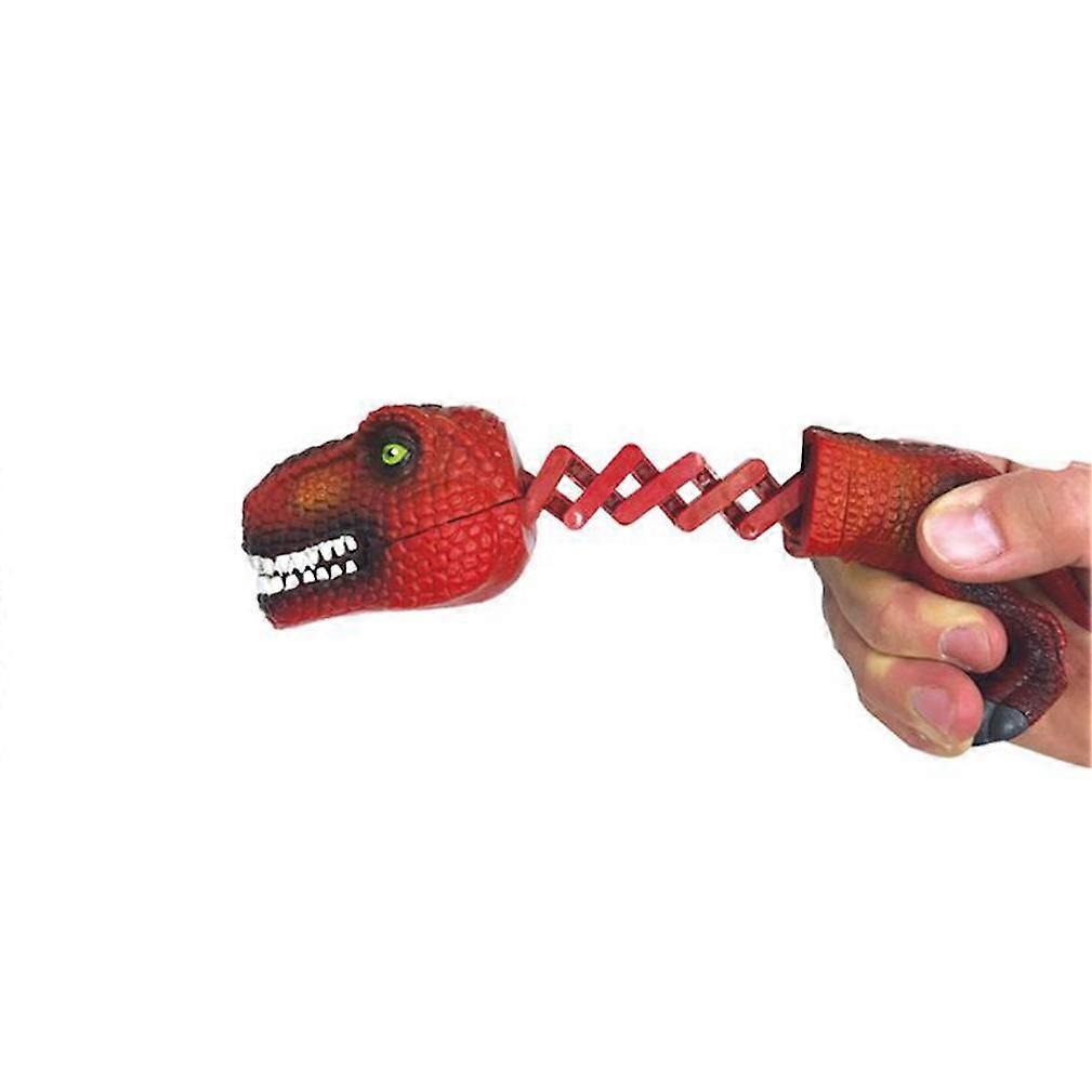Dinosaur Pecker Telescopic Spring Manipulator Clip Anti Stress Trick Children's Toy