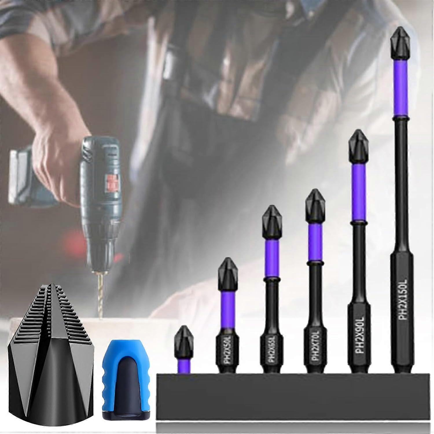 D1 Anti-Slip And Shock-Proof Bits With Phillips Screwdriver Bits,10/20 Piece Phillips Magnetic Screwdriver Bit Set,50% Offer