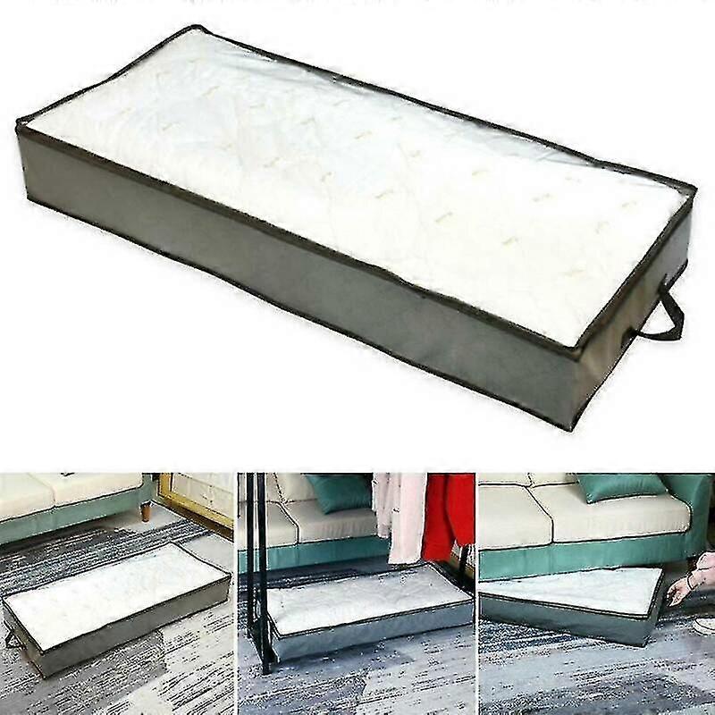 Under Bed Stora Bag Zip Container Clothes Box Underwear Izer Non-woven