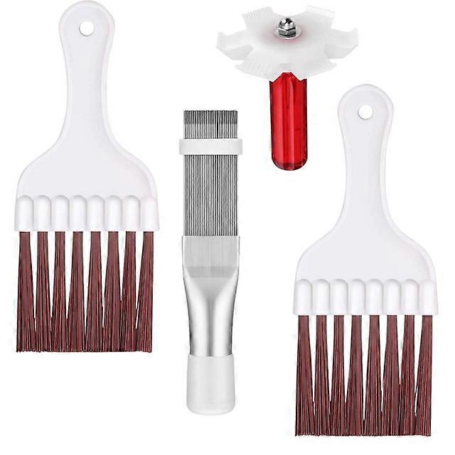 Air Conditioning Fin Comb Air Conditioner Fin Cleaner Kit Condenser Brush For AC Units Refrigerator Coil Cleaning Whisk Brush