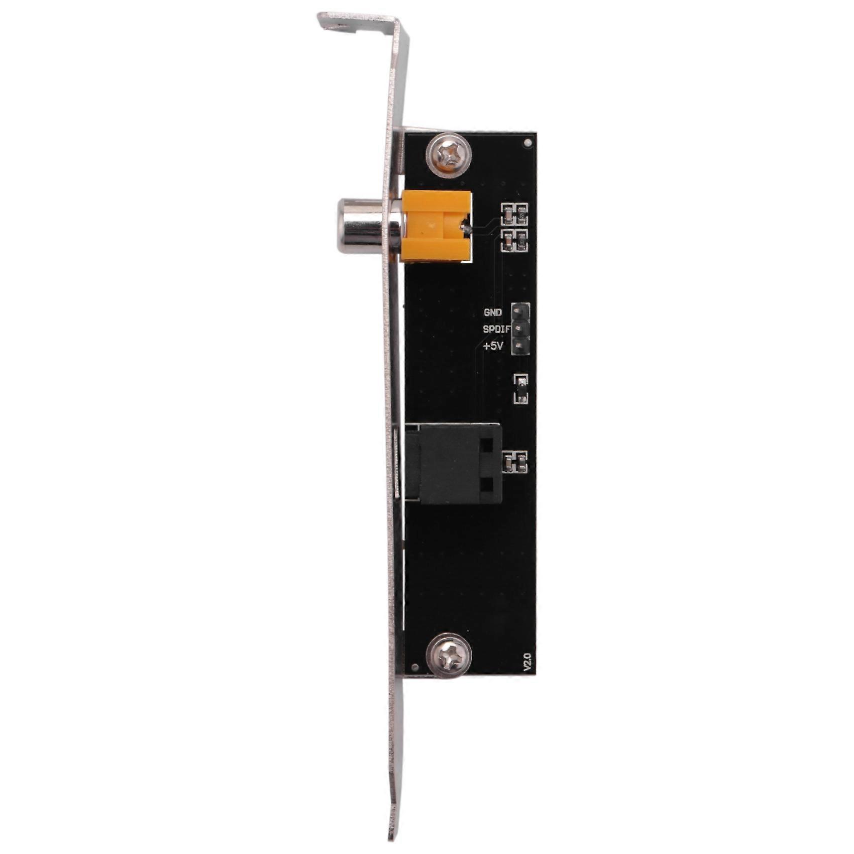 SPDIF Optical and RCA Out Plate Cable Bracket Digital Audio Output for Mother Board