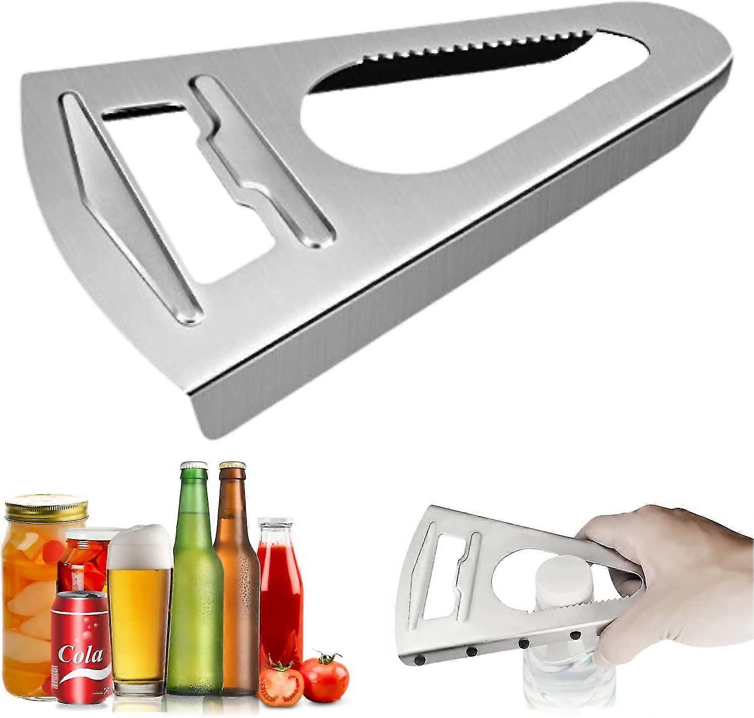 Jar Opener. 2 In 1 Multi Function Bottle Opener Ring Pull Can Opener Kit-designed For Weak Gift