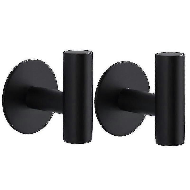 2pcs Wall Mount Stainless Steel Self Adhesive Towel Hook