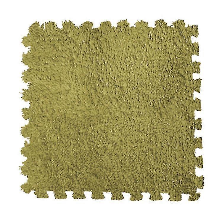 Bedroom Rectangular Stitching Plush Carpet Home Living Room Tatami Foam Crawling Mat