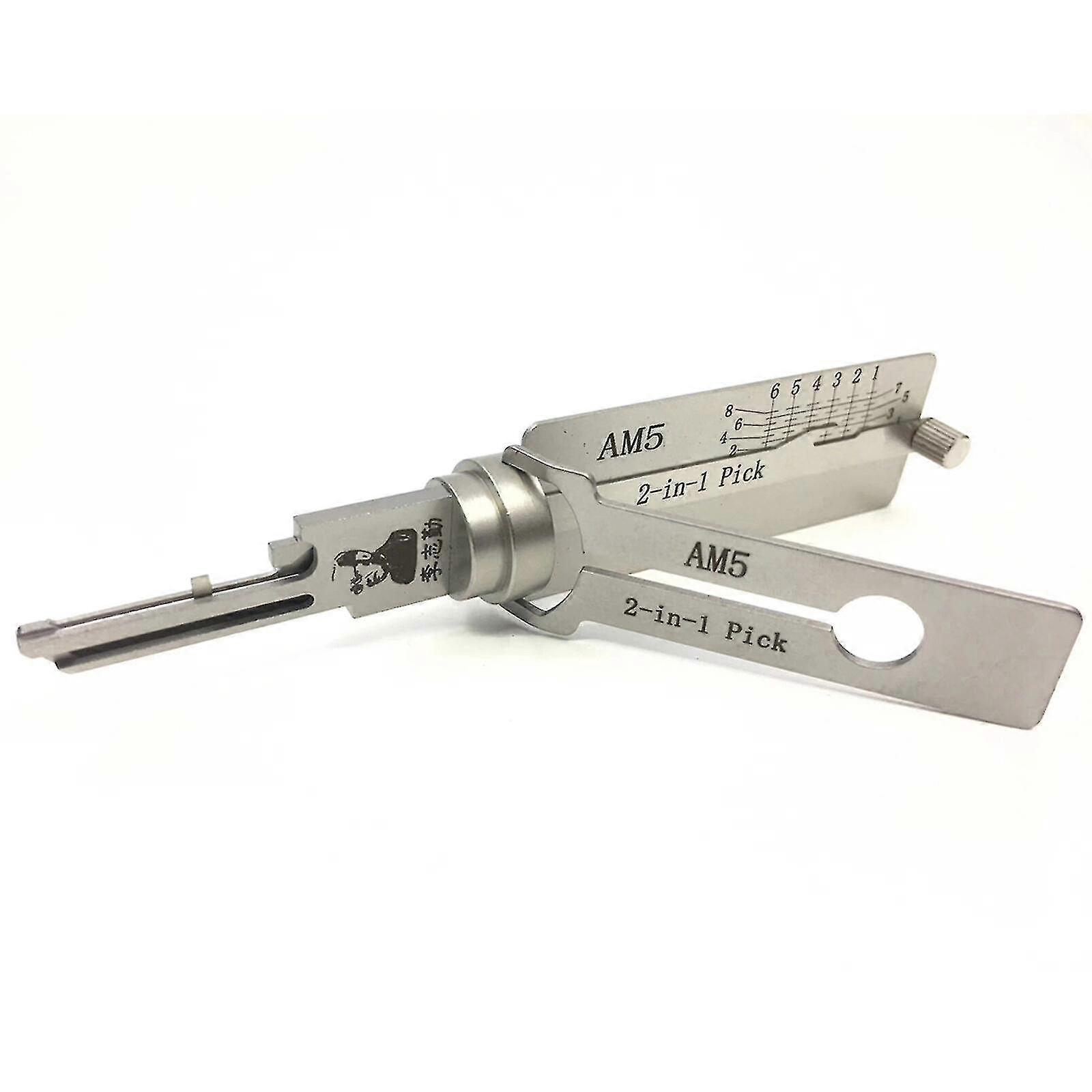 Lishi 2 in 1 tool LW4 LW5 TE2 S123 KW1 KW5 SC4 SC1 SS001 SS002 R52 M1/ MS2,100% New xi