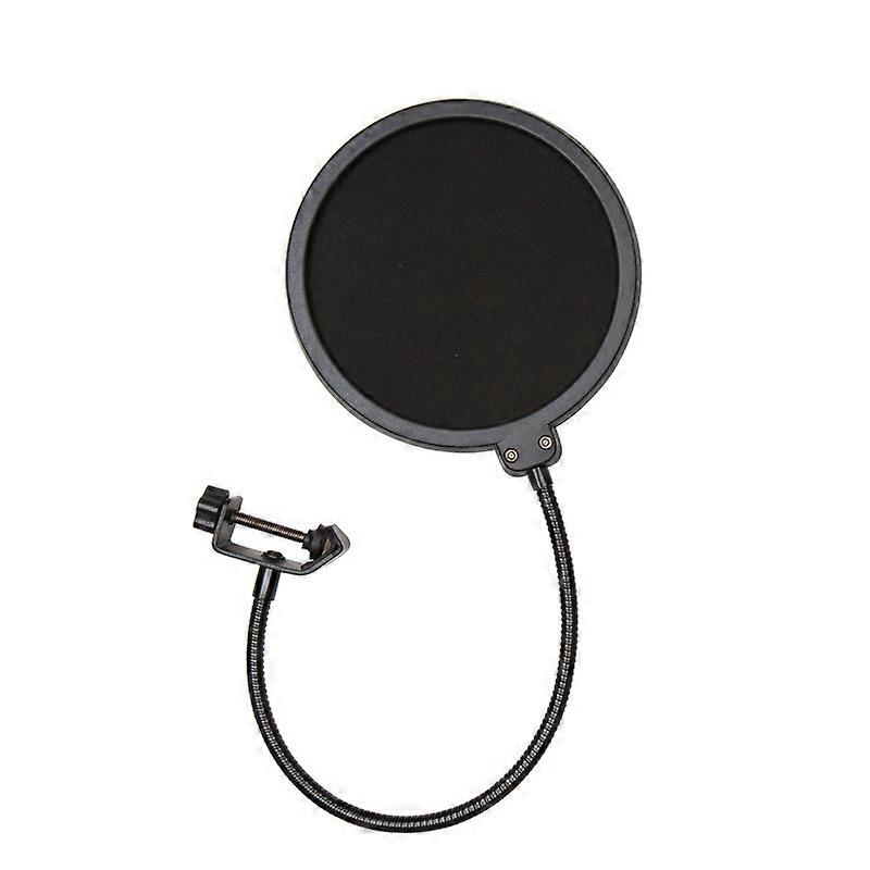 Professional Microphone Pop Filter Mask Shield Any Other Microphone, Mic Dual Layered Wind Pop Screen