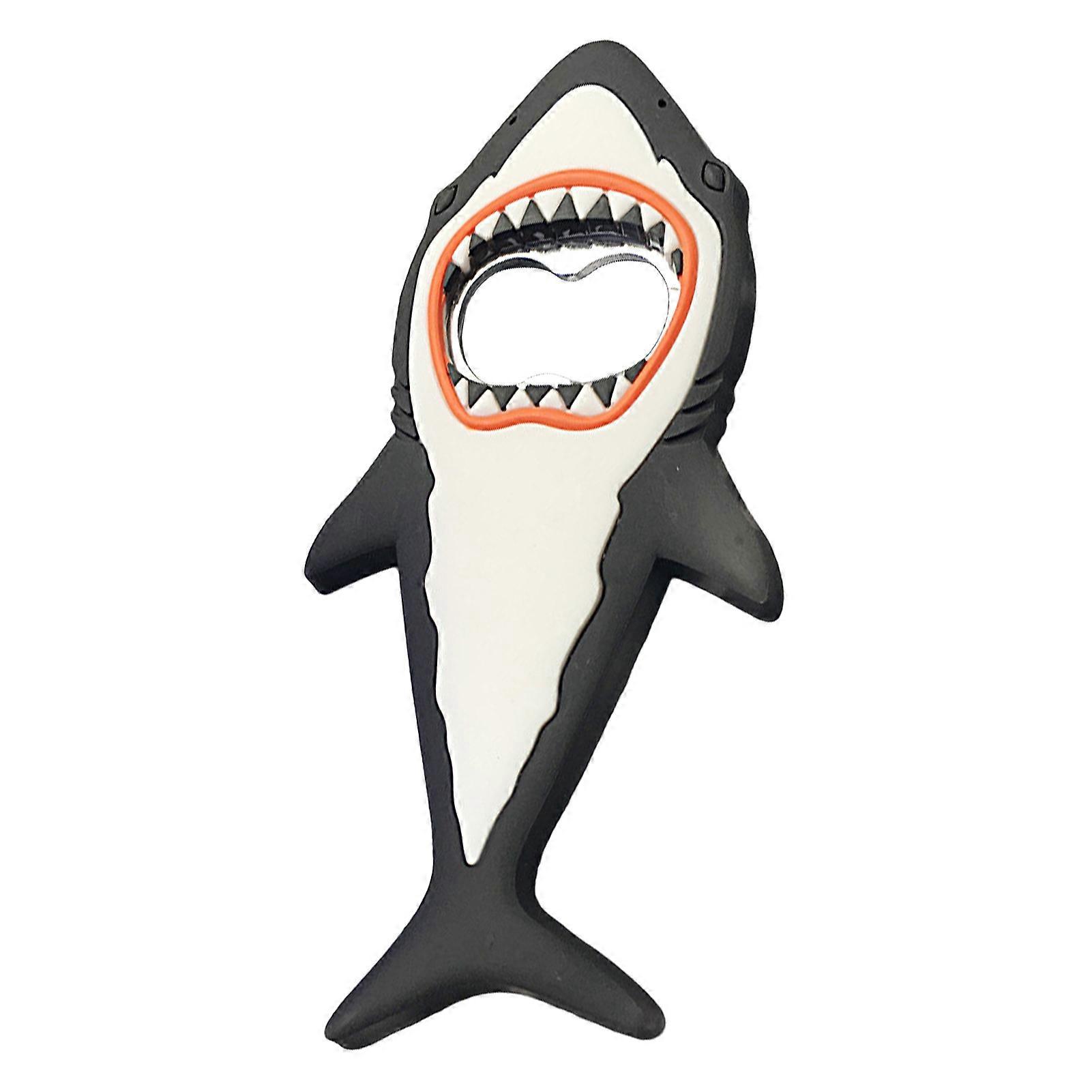 Magnet Wine Opener Creative Labor-saving Cartoon Ocean Shark Corkscrew Kitchen Accessories