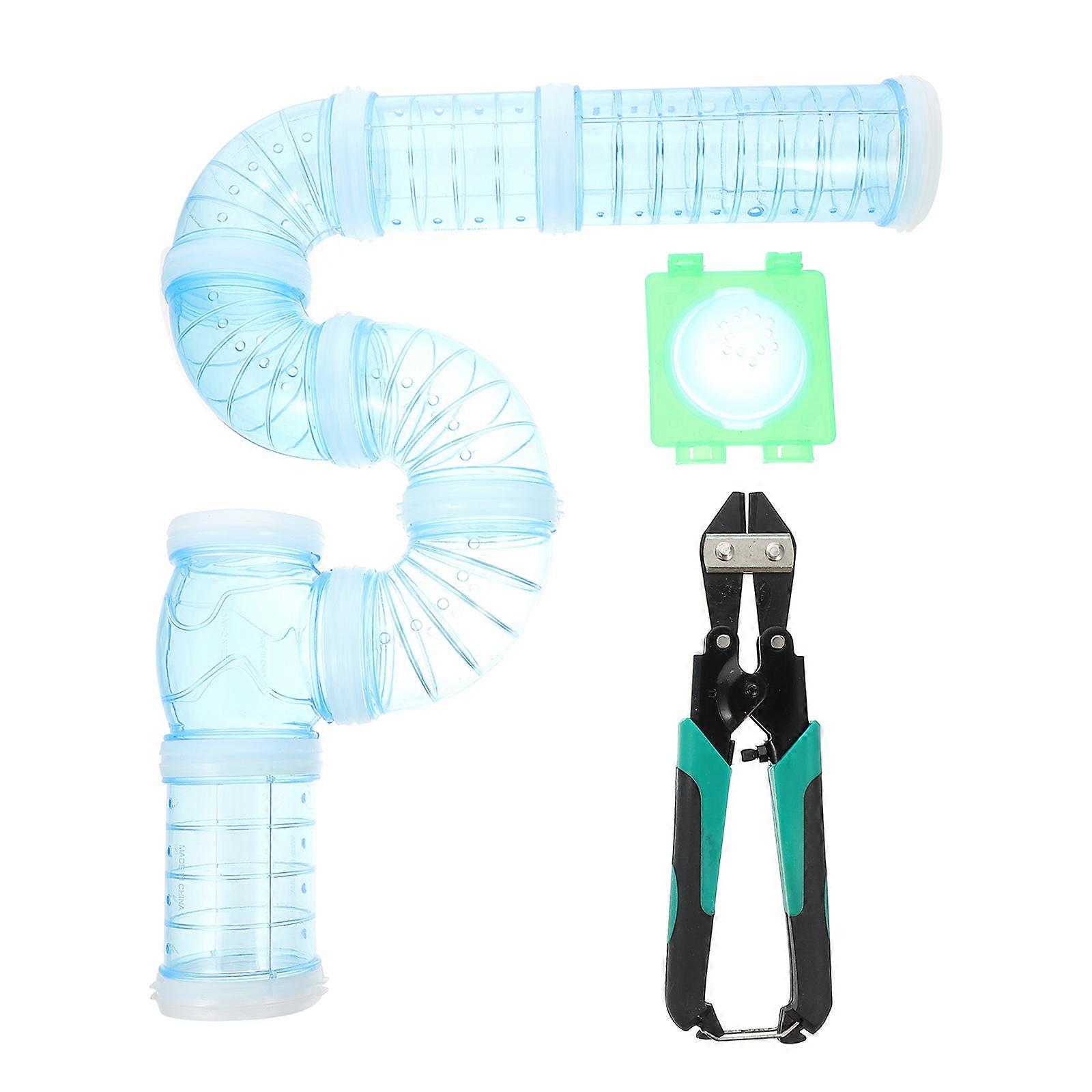 1 Set Hamster Tubes Connector Hamster Cage External Pipe DIY Connection Tunnel