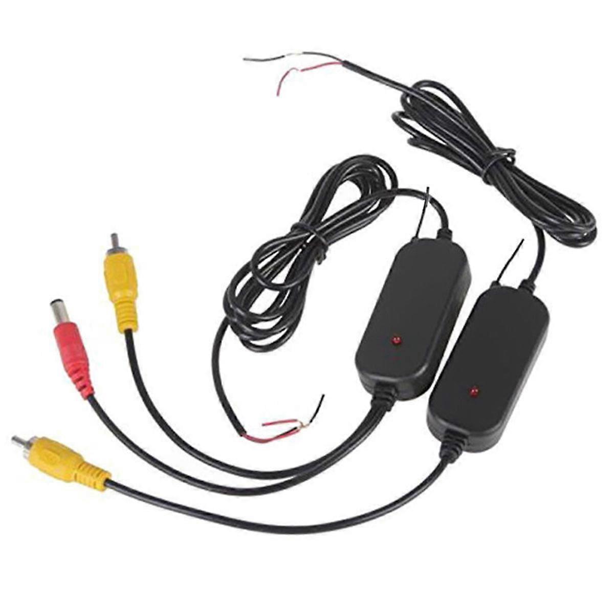 2.4G Wireless Video Transmitter & Receiver for 12V Car Rear Backup View Camera