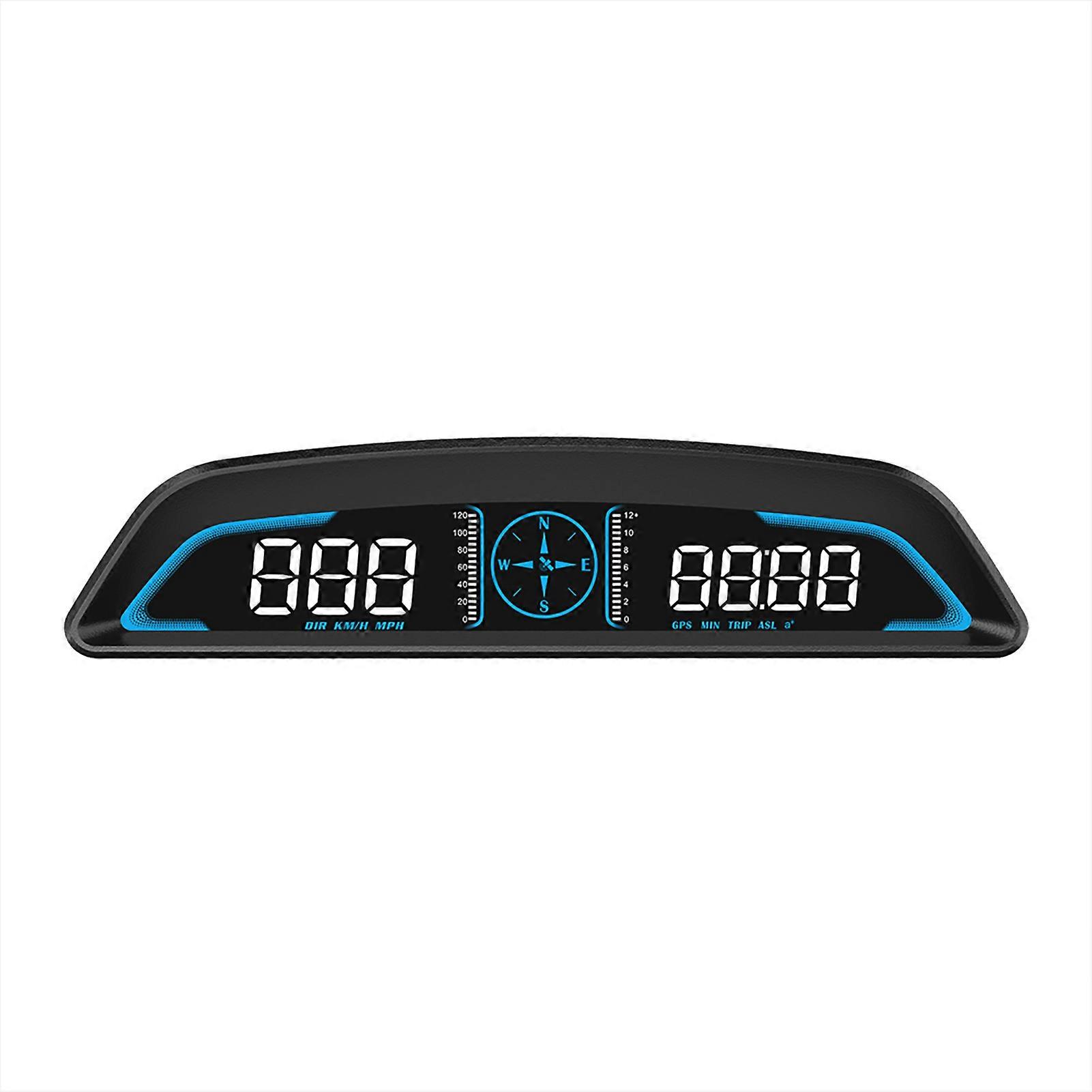 Head Up Display 5V USB Powered Overspeed Alarm Universal GPS BDS High Clarity HUD Digital Gauge for Car xi