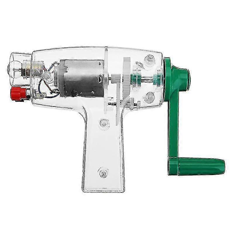 Handheld Manueller elektrischer DC-Generator Mikro-Glühbirnen-Experiment