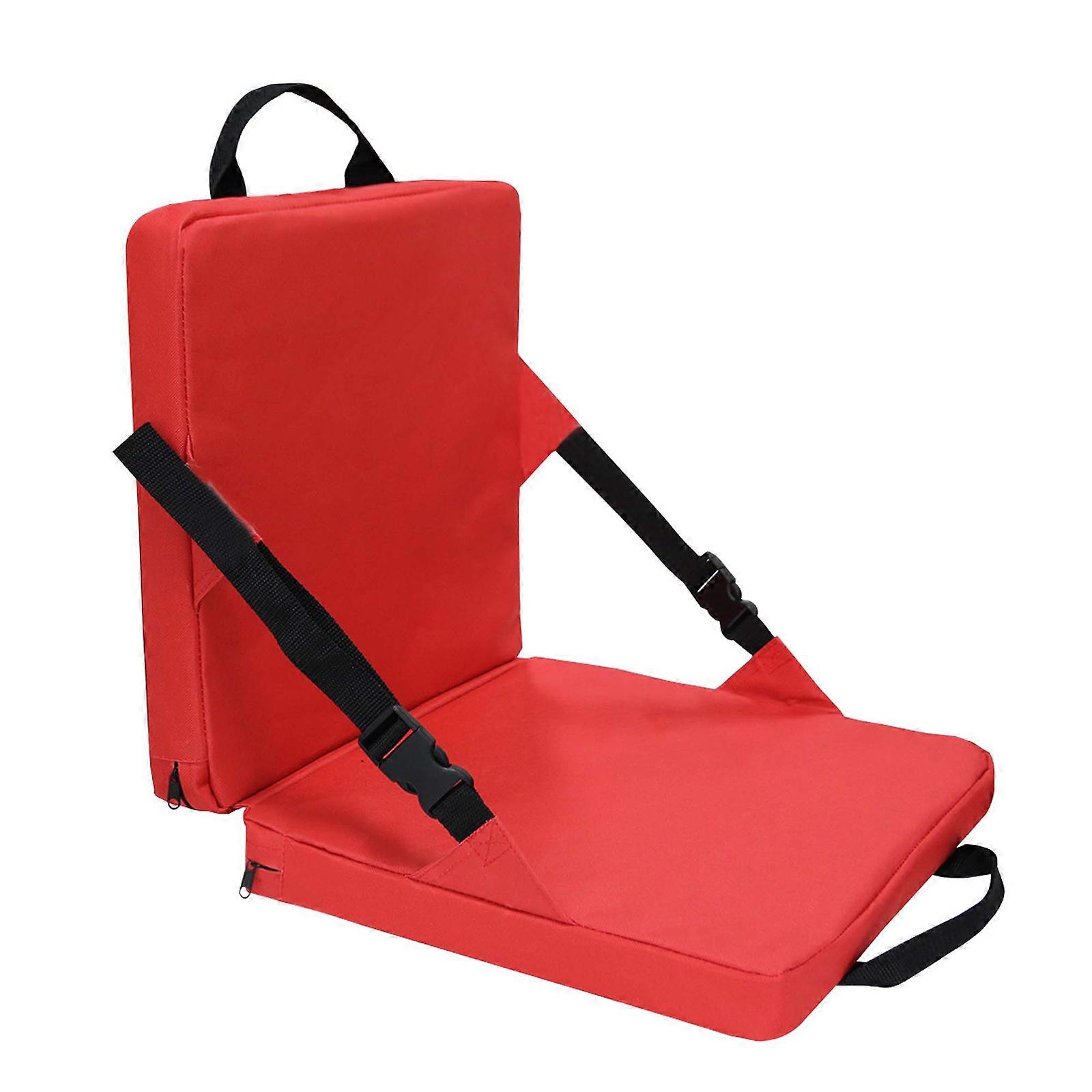 New Portable Stadium Seat Cushion | Lightweight Padded Seat for Sporting Events and Outdoor Concerts | Bleacher Cushion with Backrest fast ship