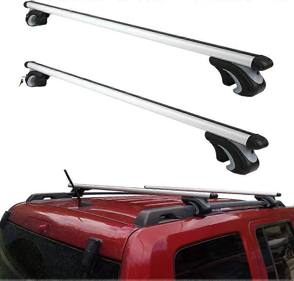 Otherya Aero Aluminum Universal 54'' Roof Rack Cross Bars, Existing Raised Side Rail with Gap - 198 lbs Load Capacity