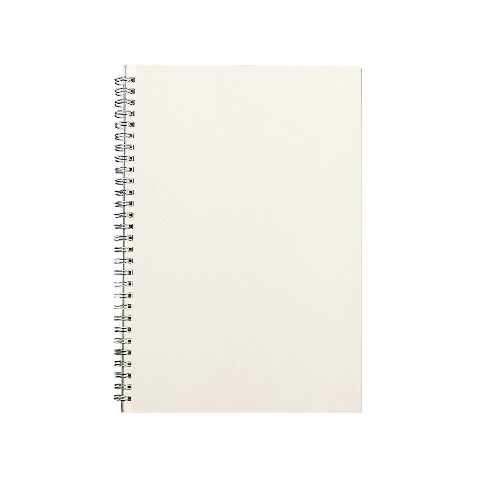 2pcs*160 Pages A5 Spiral Notebook Stationery Book Office Supplies Intensification White Paper Dotted Line Grid Page Planner