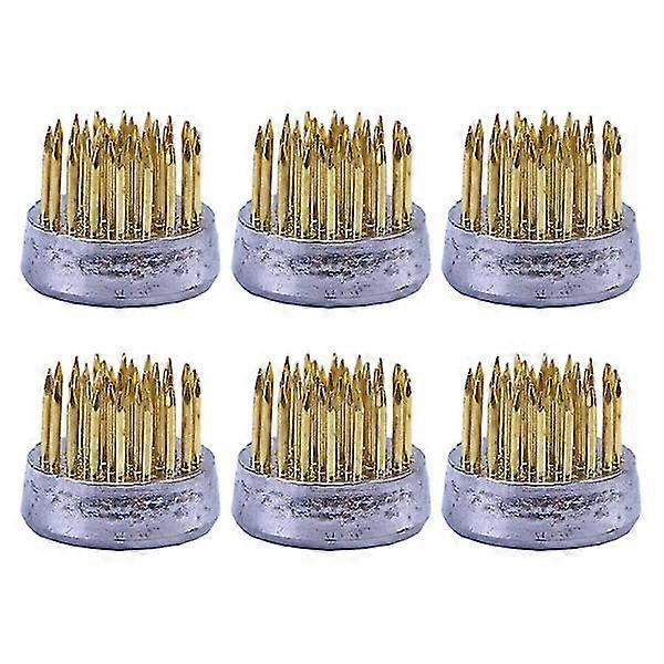 6pcs Practical Flower Arrangement Base Flower Holder Flower Arranging Fixed Tool