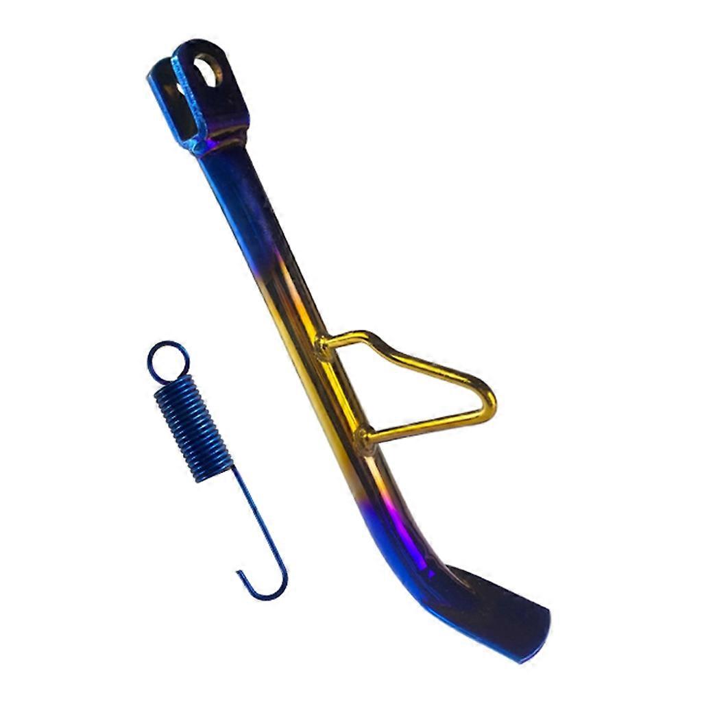 ATV Motorcycle Kickstand Side Support Stand Adjustable Holder Set Foot Bracket