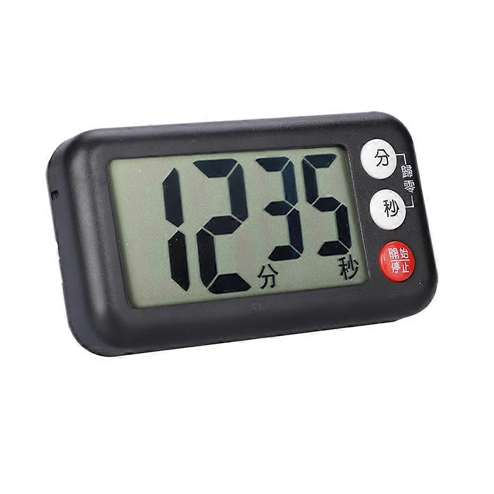 Digital Large LCD Kitchen Cooking Timer Electronic 99 Minutes Count Down Alarm Clock Black
