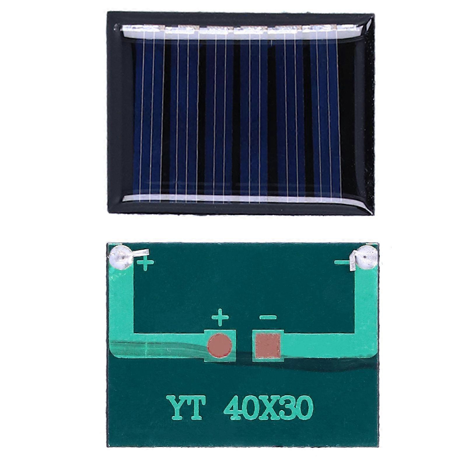 4Pcs 0.15W 3V Solar Panel Polysilicon DIY Solar Charging Module Accessory 40x30mm