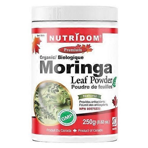 Nutridom Organic Moringa Leaf Powder, 250 Grams