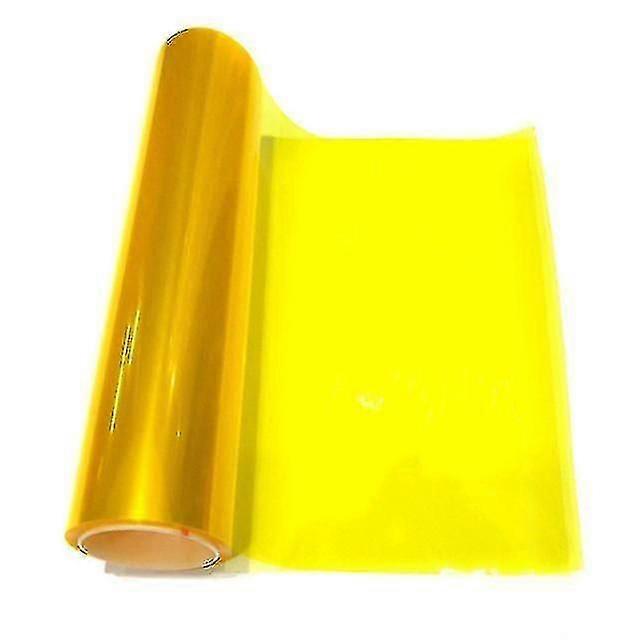 Yellow Car Light Headlight Taillight Tint Vinyl Film Sticker Sheet Fog Light Rear Lamp Matt Smoke Film Color-changing Sticker