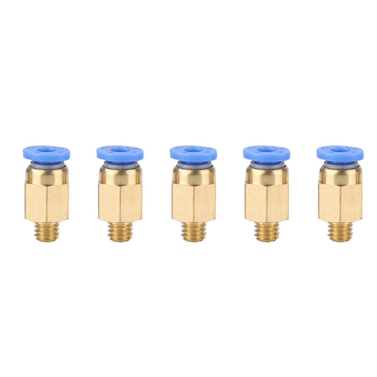 5PCS 3D Printer Accessories PC4-M6 Straight through Pneumatic Joint Outer Diameter 4MM