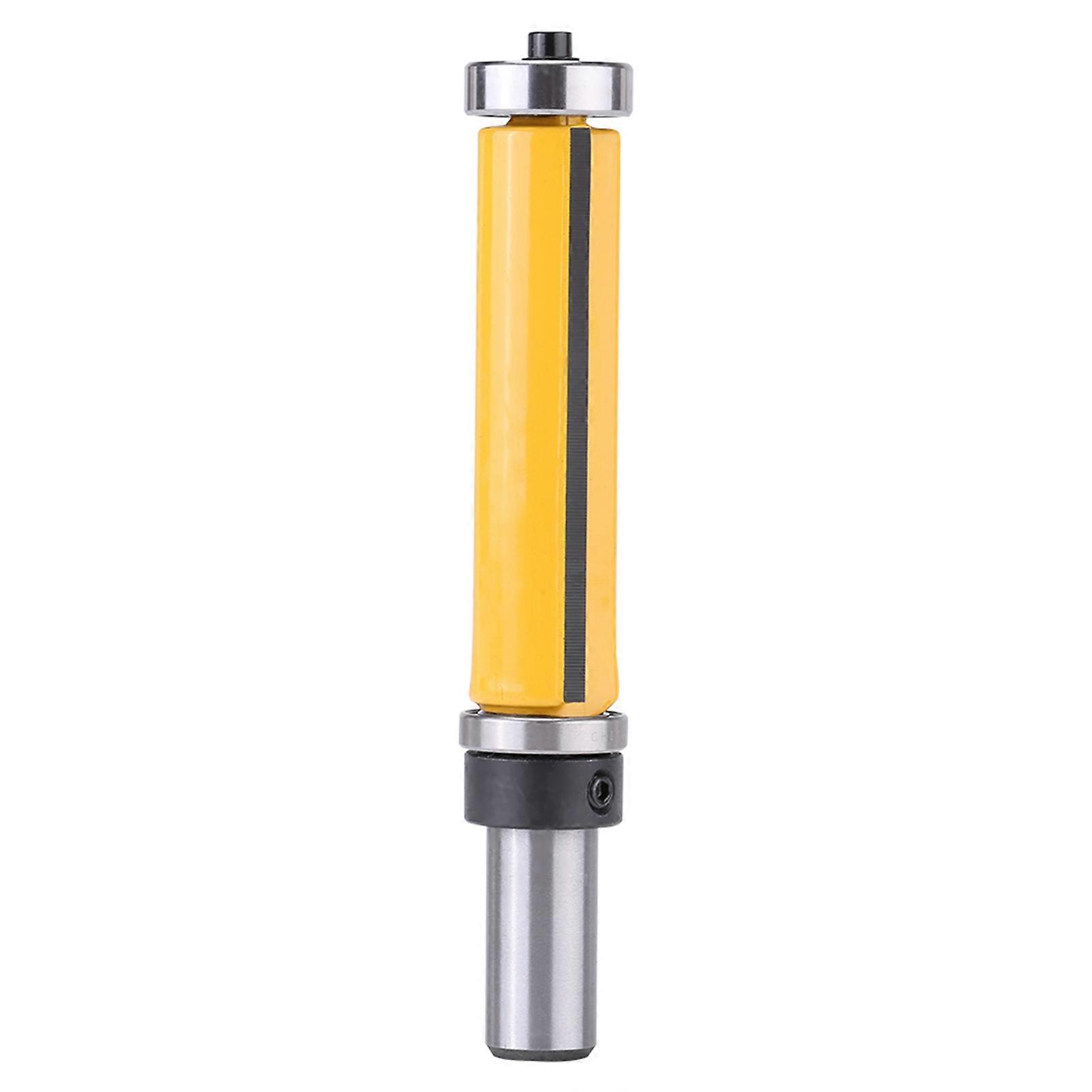 Straight Woodworking Router Bit Edge Finishing Tool 2-1/2"L x 3/4''Dia x 1/2" Shank w Bearings