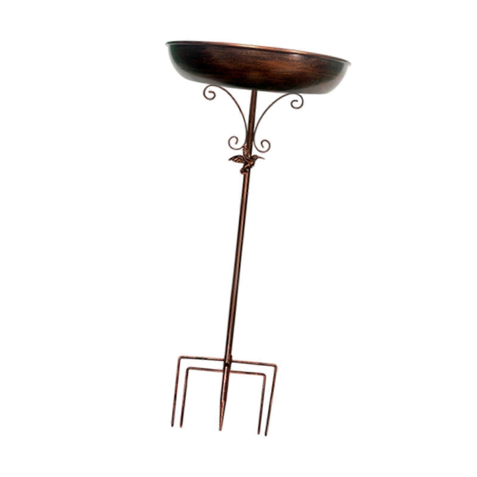 حوض تغذية حمام الطيور الحديد سهل التجميع Birdfeeder لفناء الحديقة