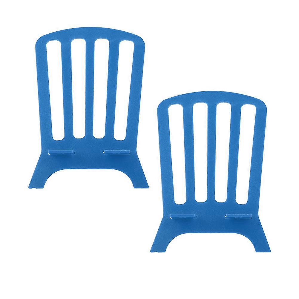 2PCS Durable Mobile Phone Holder Bracket Stand for Smartphone Tablet Table Accessory Blue