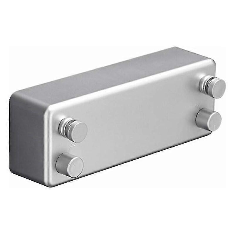 Clothes drying rack Invisible double steel wire retractable clothesline without perforation for laundry drying silver