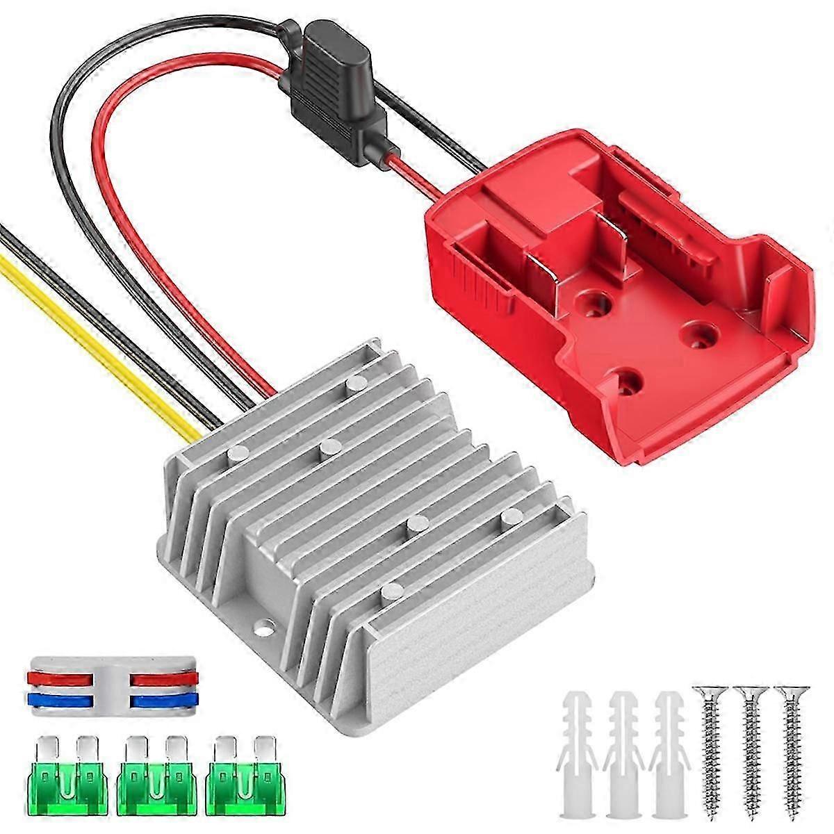Convertisseur abaisseur 18 V vers 12 V pour adaptateur de batterie Power Wheels, convertisseur abaisseur CC 12 V 20 A 240 W