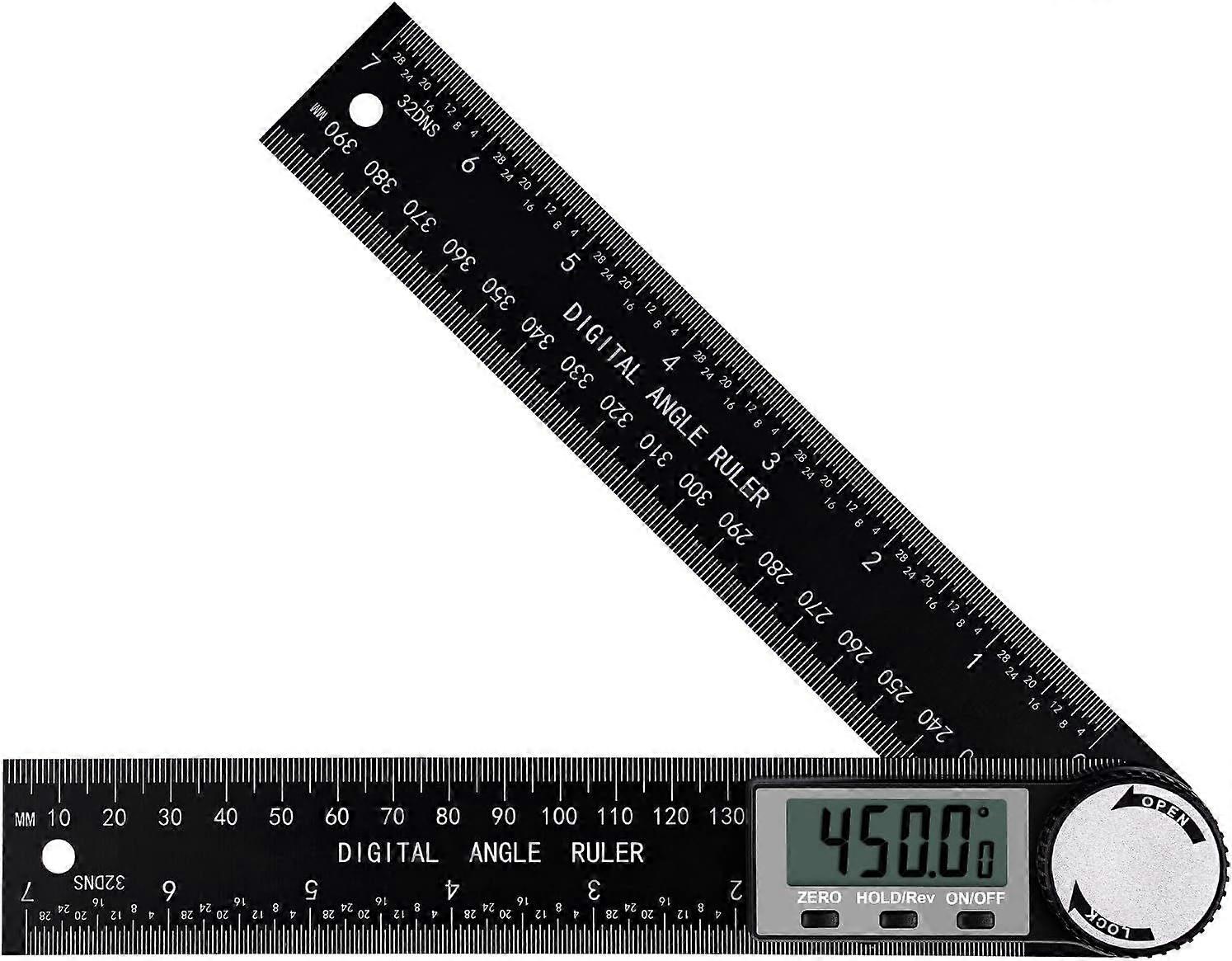Digital Angle Finder, Digital Inclinometer Protractor Angle Measuring Tool Angle Ruler with LCD Display for Home